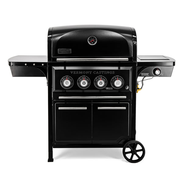 Vermont Castings Vanguard™ 4-Burner with Side Burner Convertible Gas BBQ Grill