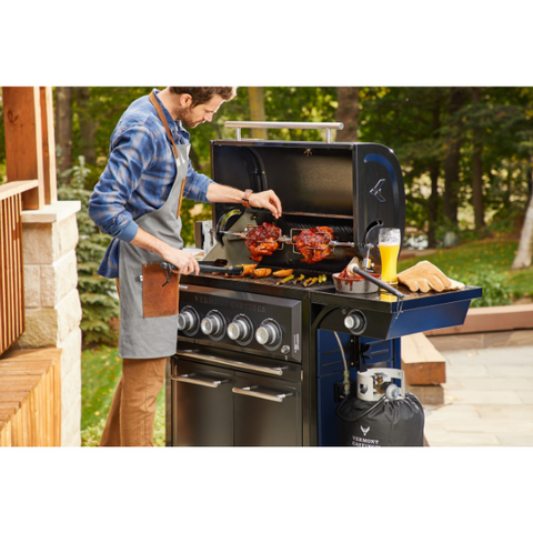 High Heat Leather BBQ Grilling Gloves Vermont Castings